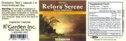 Label for Relora Serene
