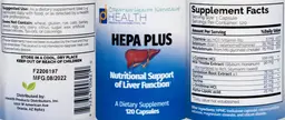 Label for Hepa Plus