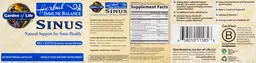 Label for Herbal Immune Balance Sinus