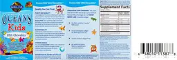 Label for Oceans Kids DHA Chewables Yummy Berry Lime