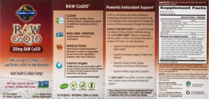 Raw CoQ10 200 mg