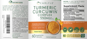 Turmeric Curcuwin Complex 550 mg