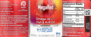 Omega-3's Fish & Krill Oil 500 mg