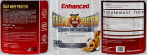 Clear Protein Savage Peach Tea