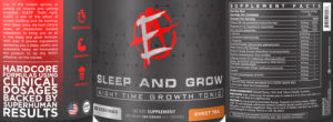 Sleep and Grow Sweet Tea