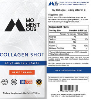 Collagen Shot Orange Mango