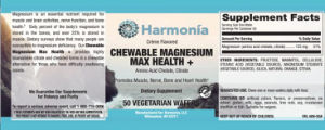 Chewable Magnesium Max Health + Creme Fl