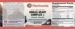 Omega Heart Complex + Natural Lemon Flav
