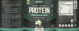 Plant Based Protein Vanilla Flavor
