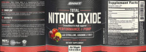 Total Nitric Oxide Harvest Fruit Flavor