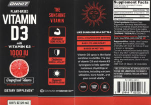 Vitamin D3 1000 IU with Vitamin K2 Grape