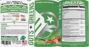 Guts + Greens Strawberry Kiwi