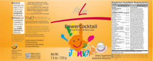Power Cocktail Junior Natural Orange Fla