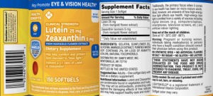 Clinical Strength Lutein 25 mg Zeaxanthi