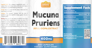 Mucuna Pruriens 20% L-Dopa Extract 400 m