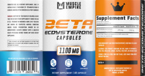 Beta Ecdysterone Capsules 1100 mg