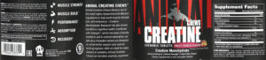Animal Creatine Chews Fruit Punch Flavor