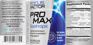 Focus Factor Pro Max Nootropic