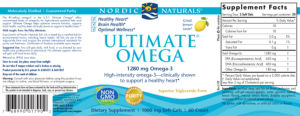 Ultimate Omega 1280 mg Lemon