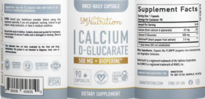 Calcium D-Glucarate 500 mg