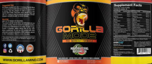 Gorilla Mode Pre-Workout Formula Mouthwa