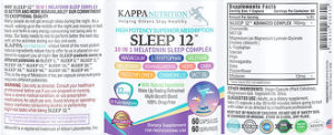 Sleep 12 10 in 1 Melatonin Sleep Complex