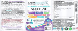 Sleep 20 10 in 1 Melatonin Sleep Complex