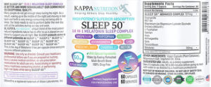 Sleep 50 10 in 1 Melatonin Sleep Complex