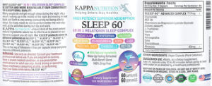 Sleep 60 10 in 1 Melatonin Sleep Complex