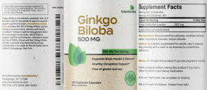 Ginkgo biloba 500 mg