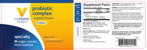Label for Probiotic Complex
