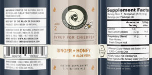 Syrup for Children Ginger + Honey + Aloe