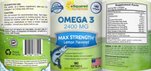 Omega 3 2400 mg Lemon Flavored