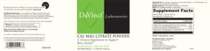 Cal-Mag Citrate Powder