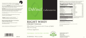 Right Whey Creamy Vanilla
