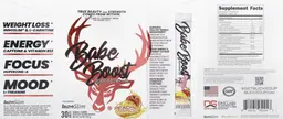 Label for Babe Boost Peach Mango