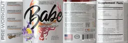 Label for Babe Lavender Lemonade