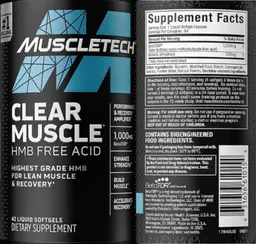 Label for Clear Muscle