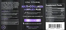Label for Multi Collagen Complex Plus