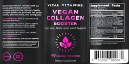 Label for Vegan Collagen Booster