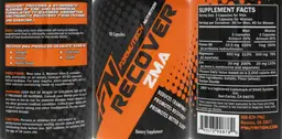 Label for Recover ZMA
