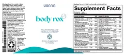 Label for Body Rox