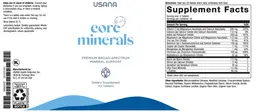 Label for Core Minerals