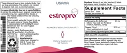Label for EstroPro