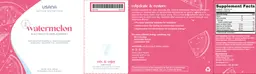 Label for Watermelon Electrolyte Replacement