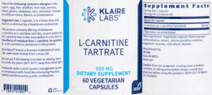L-Carnitine Tartrate 500 mg