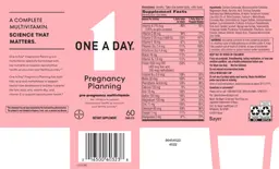 Label for Pregnancy Planning
