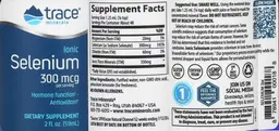 Label for Ionic Selenium 300 mcg