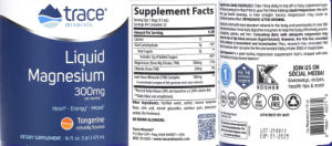 Liquid Magnesium 300 mg Tangerine