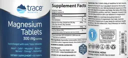 Label for Magnesium Tablets 300 mg